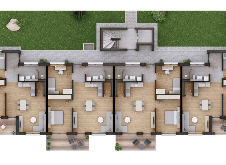 Penthouse zur Miete 1.150 € 3 Zimmer 91,9 m²<br/>Wohnfläche 3.<br/>Geschoss Wegern Hunderdorf 94336