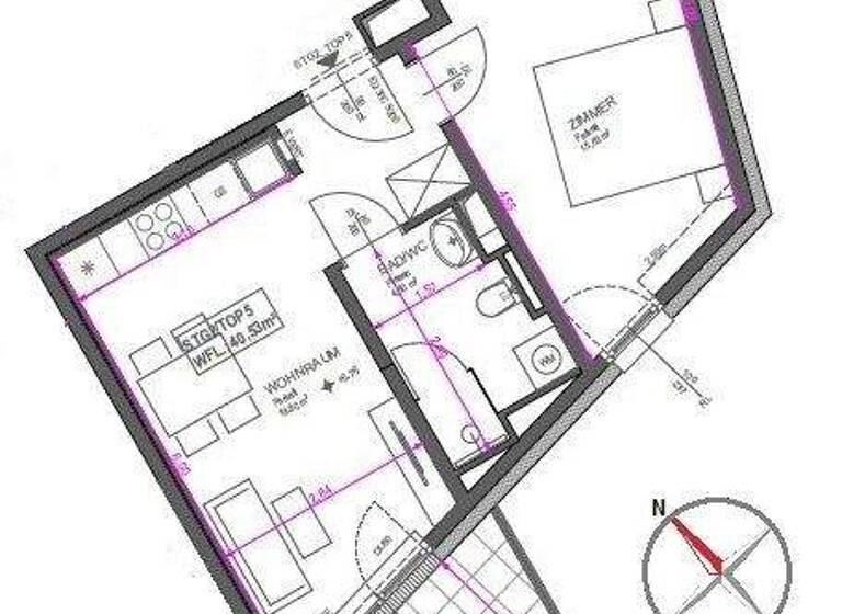 Wohnung zum Kauf 299.900 € 2 Zimmer 40,5 m² Wien 1220