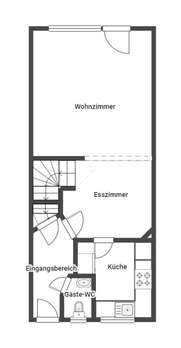 Immobilie zum Kauf als Kapitalanlage geeignet 410.000 € 3 Zimmer 91,2 m²<br/>Fläche 174,8 m²<br/>Grundstück Hausbruch Hamburg 21147