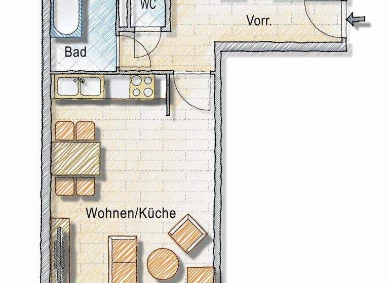 Studio zum Kauf 169.000 € 1 Zimmer 42 m² 2. Geschoss Wien 1100