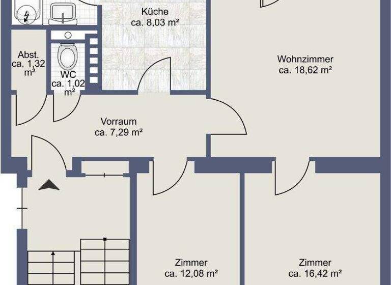 Wohnung zum Kauf 299.000 € 3 Zimmer 68,2 m² EG Salzburg 5020