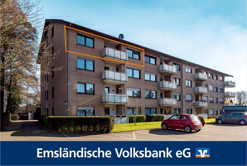 Vermietete 4-Zimmer Wohnung mit gemütlicher Loggia in Lingen