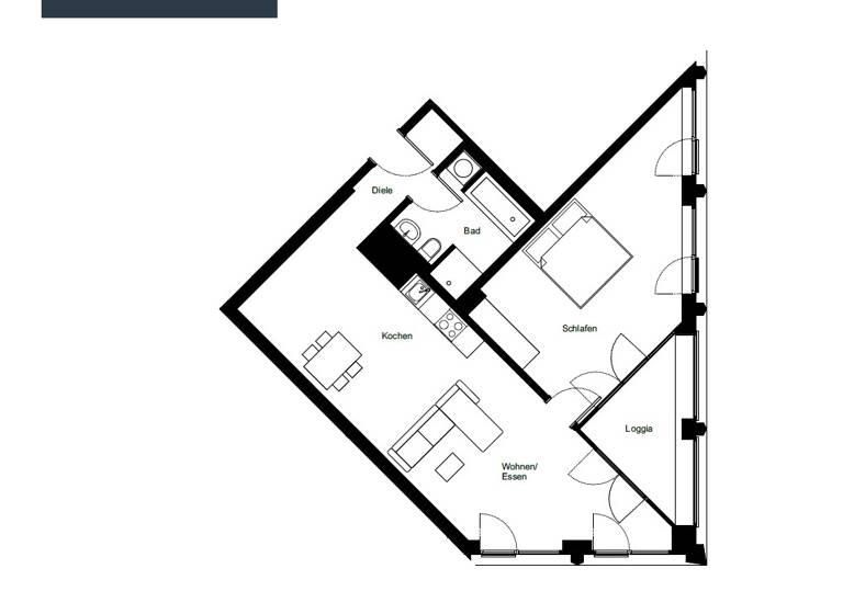 Wohnung zur Miete - Erstbezug 1.785 € 2 Zimmer 70,8 m² 9. Geschoss Lisa-Fittko-Straße 11 Moabit Berlin 10557