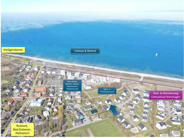 Wohnung zum Kauf 349.000 € 3 Zimmer 52,5 m² 1. Geschoss Börgerende Börgerende-Rethwisch 18211