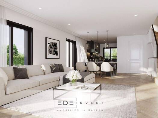 Doppelhaushälfte zum Kauf - Erstbezug 1.595.000 € 6 Zimmer 178 m² 416 m² Grundstück frei ab 01.04.2026 Riemerling Hohenbrunn / Riemerling 85521