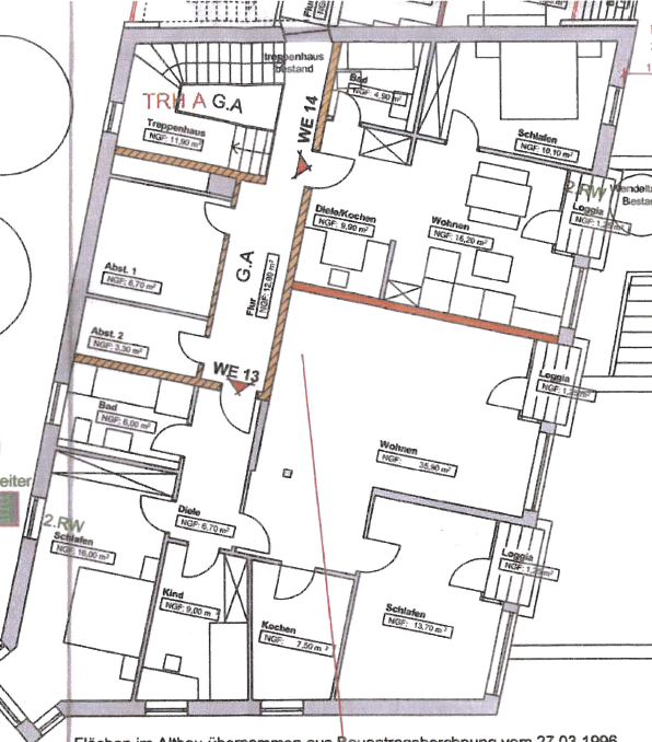 Wohnung zur Miete 525 € 2 Zimmer 45,7 m²<br/>Wohnfläche 2.<br/>Geschoss 01.01.2025<br/>Verfügbarkeit Hauptstraße 27 Sassnitz Sassnitz 18546