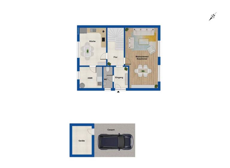 Doppelhaushälfte zum Kauf 420.000 € 5 Zimmer 127,1 m² 288 m² Grundstück frei ab 01.04.2026 Jever 26441