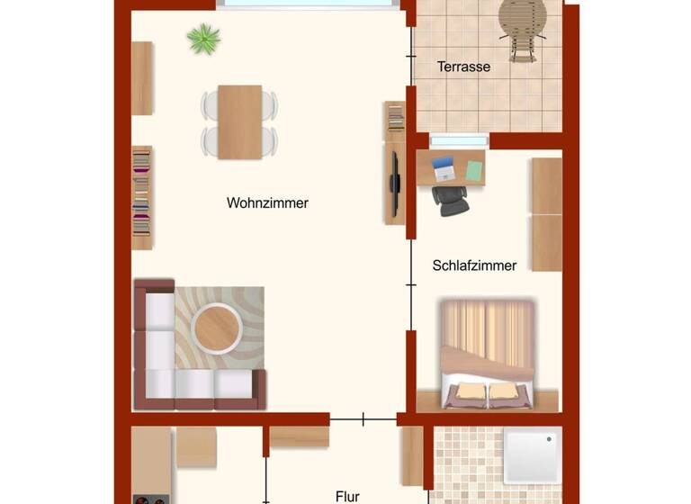 Wohnung zum Kauf 98.000 € 2 Zimmer 49 m² Norden 26506
