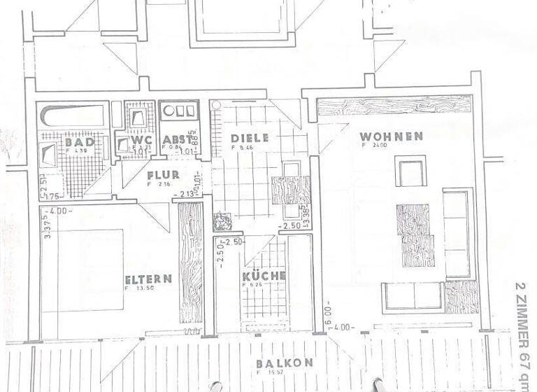 Wohnung zum Kauf 160.000 € 2 Zimmer 67,5 m² 1. Geschoss Bergshausen Fuldabrück 34277