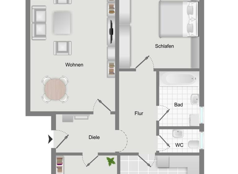 Wohnung zum Kauf 289.500 € 3 Zimmer 82,5 m² 1. Geschoss frei ab sofort Klosterlechfeld 86836