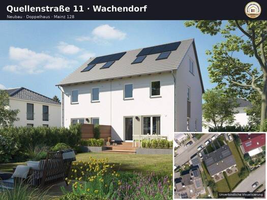 Doppelhaushälfte zum Kauf - Erstbezug provisionsfrei 626.472 € 6 Zimmer 149 m² 335 m² Grundstück frei ab sofort Quellenstraße 11 Wachendorf Cadolzburg 90556