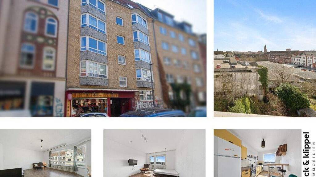 Wohnung zum Kauf 219.000 € 2 Zimmer 65 m² 4. Geschoss Damperhof Kiel 24103