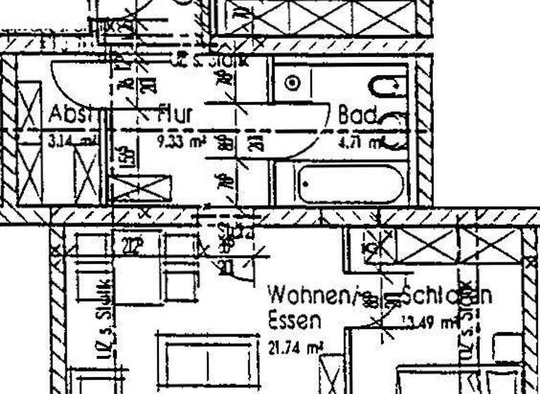 Wohnung zur Miete 540 € 3 Zimmer 76,6 m² 1. Geschoss frei ab 01.04.2026 Stieglitzweg 9 Fliegerhorst Oschatz 04758