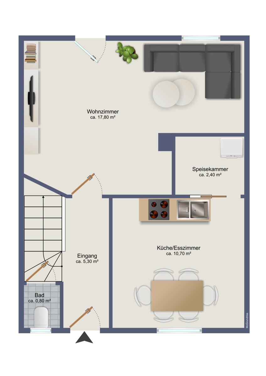 Reihenmittelhaus zum Kauf 175.000 € 4 Zimmer 85 m²<br/>Wohnfläche 155 m²<br/>Grundstück Am Wasserturm / Thaerviertel Halle 06114