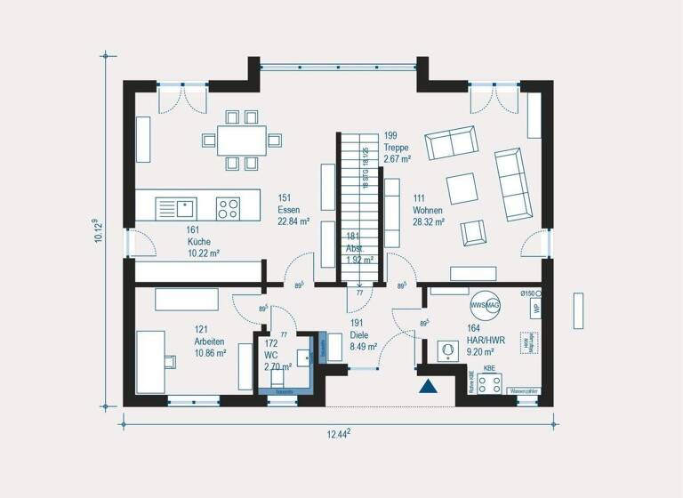 Einfamilienhaus zum Kauf 465.050 € 5 Zimmer 175,2 m² 407 m² Grundstück Leimersheim 76774