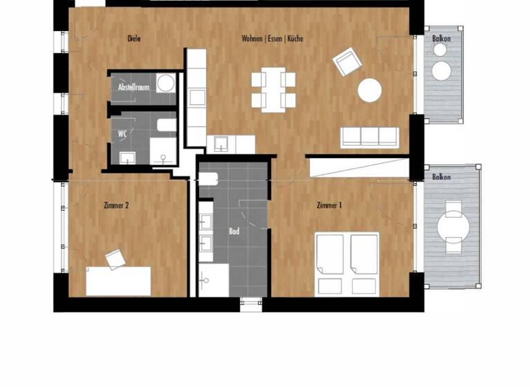 Wohnung zur Miete - Erstbezug 1.845 € 3 Zimmer 106,5 m² 1. Geschoss Ernst-Ludwig-Kirchner-Platz 10 Königstein 61462