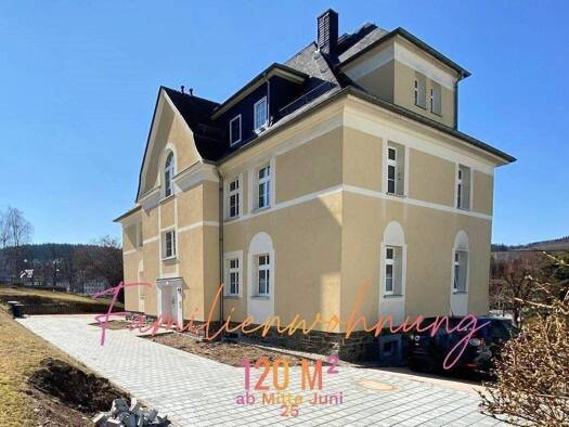 Wohnung zur Miete 775 € 5 Zimmer 120 m² 1. Geschoss frei ab sofort Auerbacher Straße 10 Gornsdorf 09390