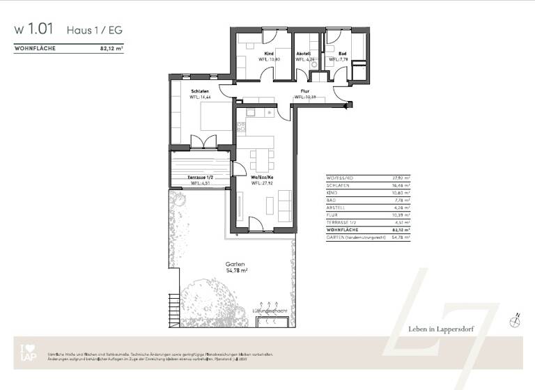 Wohnung zum Kauf provisionsfrei 579.000 € 3 Zimmer 82,1 m² Kareth Lappersdorf 93138