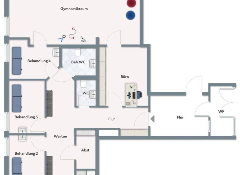 Bürofläche zur Miete 1.488 € 6,5 Zimmer 125 m² Bürofläche teilbar ab 125 m² Balingen 72336