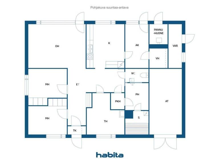 Einfamilienhaus zum Kauf 74.000 € 4 Zimmer 118 m² 1.040 m² Grundstück Nurmikuja 4 Oulu 90460