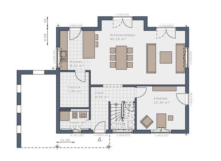 Einfamilienhaus zum Kauf provisionsfrei 1.245.789 € 6 Zimmer 172 m² 721 m² Grundstück Bruckmühl 83052