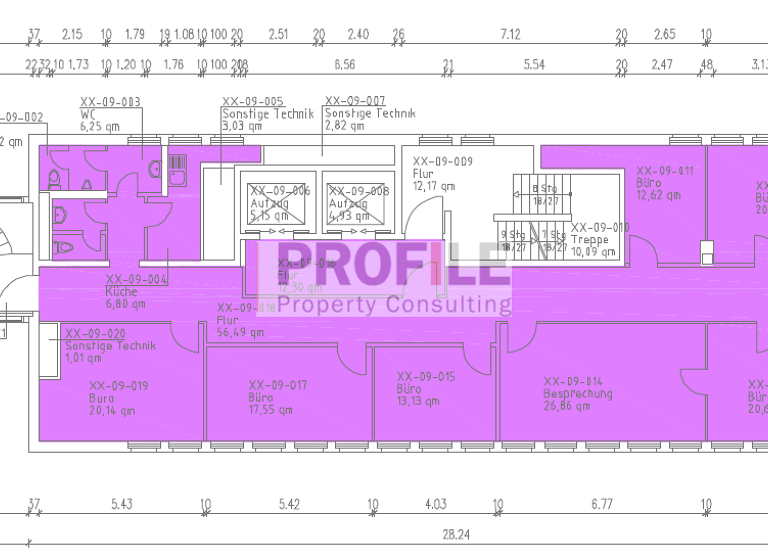 Bürofläche zur Miete provisionsfrei 25,50 € 257 m²<br/>Bürofläche ab 257 m²<br/>Teilbarkeit Charlottenburg Berlin 10587