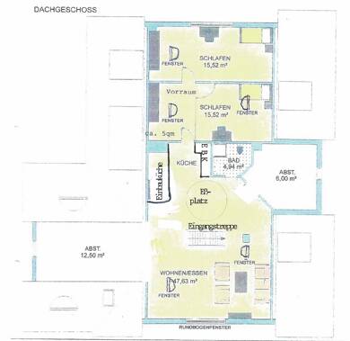 Wohnung zur Miete 795 € 3 Zimmer 84 m² Dachgeschoss, 3. Geschoss Unterwaldhausen Unterwaldhausen 88379