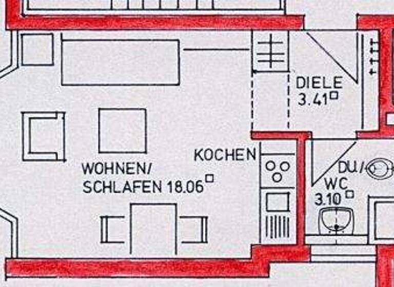 Wohnung zum Kauf provisionsfrei als Kapitalanlage geeignet 149.000 € 1 Zimmer Bücklestraße 9 Petershausen Konstanz 78467