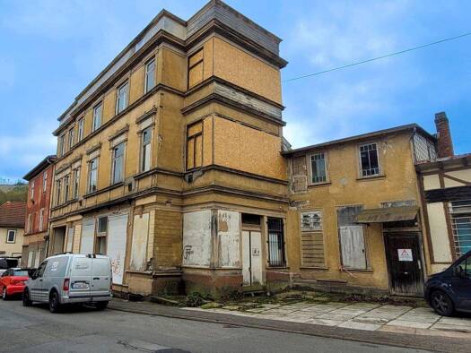 Gewerbeobjekt zum Kauf provisionsfrei als Kapitalanlage geeignet 40.000 € 527 m² 694 m² Grundstück Schmalkalder Straße 1 Friedrichroda Friedrichroda 99894