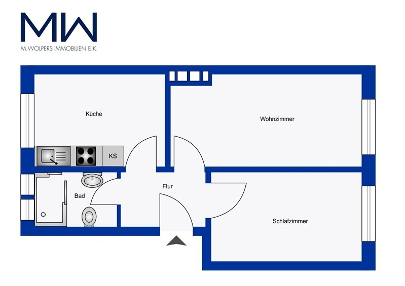 Wohnung zum Kauf 235.000 € 2 Zimmer 40 m²<br/>Wohnfläche Neustadt Hamburg 20459