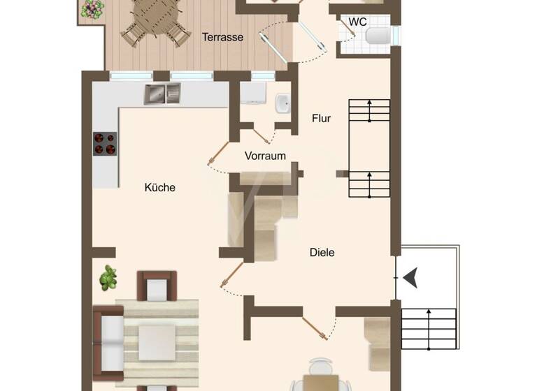 Villa zum Kauf provisionsfrei 1.620.000 € 9 Zimmer 284 m² 615 m² Grundstück Mehlem Bad Godesberg-Mehlem 53179