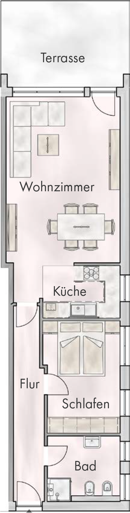 Wohnung zum Kauf 399.000 € 2 Zimmer 70,1 m²<br/>Wohnfläche Lankwitz Berlin 12247