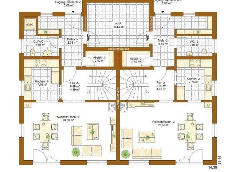 Mehrfamilienhaus zum Kauf 1.375.000 € 8 Zimmer 252 m² 2.000 m² Grundstück Zeesen Königs Wusterhausen 15711