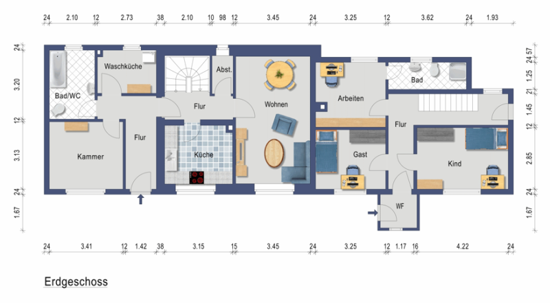 Mehrfamilienhaus zum Kauf 125.000 € 8 Zimmer 170 m²<br/>Wohnfläche 1.961 m²<br/>Grundstück Reichenbach Hörselberg-Hainich 99820