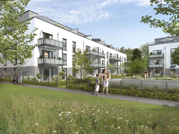 Wohnung zur Miete - Erstbezug 1.059 € 4,5 Zimmer 88,9 m² 2. Geschoss Bendhecker Straße 61 Geneicken Mönchengladbach 41236
