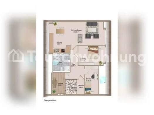 Wohnung zur Miete Tauschwohnung 1.050 € 3 Zimmer 80 m² 3. Geschoss Gete Bremen 28211