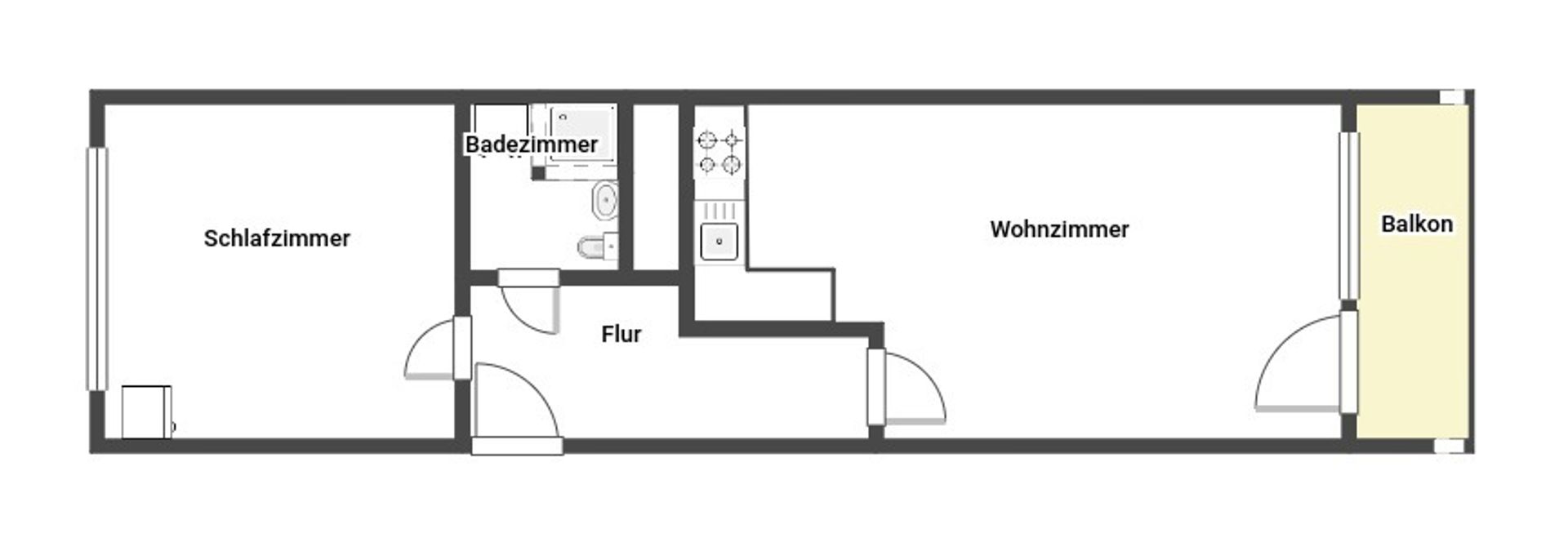 Immobilie zum Kauf als Kapitalanlage geeignet 49.000 € 2 Zimmer 42 m²<br/>Fläche West Gotha 99867