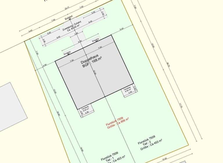 Doppelhaushälfte zum Kauf provisionsfrei 799.980 € 4 Zimmer 134 m² 453 m² Grundstück frei ab 01.03.2027 Sasel Hamburg 22393