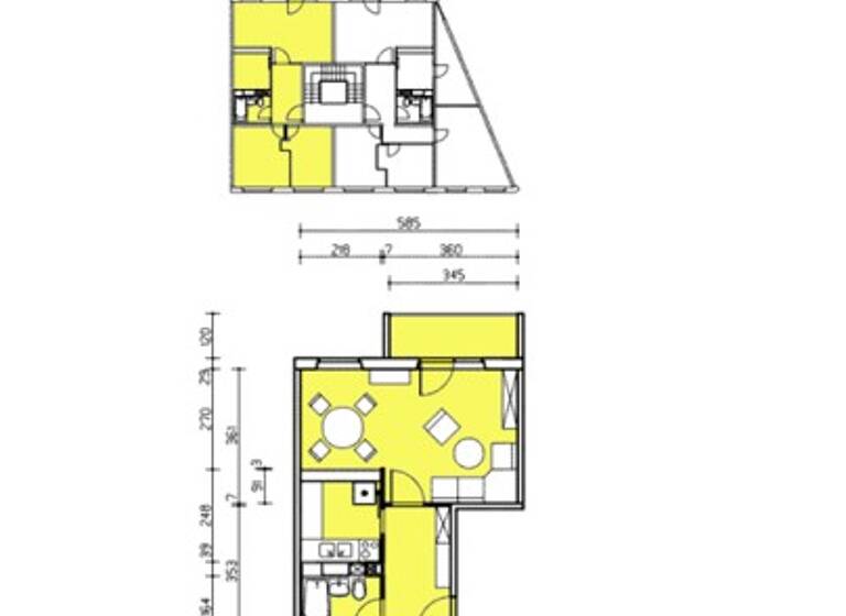 Wohnung zur Miete 459 € 3 Zimmer 57 m² 2. Geschoss frei ab 01.06.2026 Schlottwitzer Str. 6 Tolkewitz/Seidnitz-Nord Dresden 01277