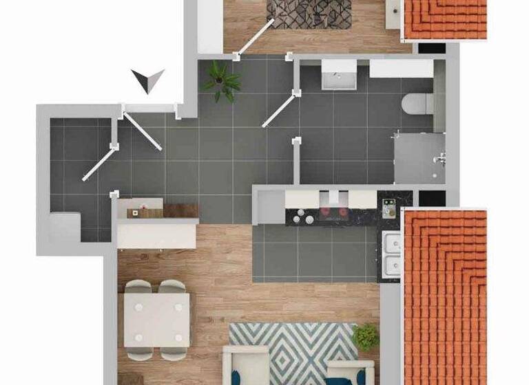 Wohnung zum Kauf - Erstbezug provisionsfrei 321.800 € 2 Zimmer 58 m² Geschoss 2/2 frei ab 31.12.2027 Gunkelsrainstraße 6+6a Alzenau 63755