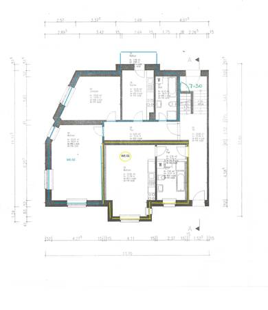 Wohnung zur Miete 390 € 2 Zimmer 67,9 m² EG Merseburg Merseburg 06217