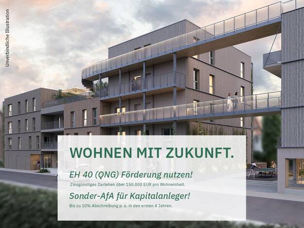 Wohnung zum Kauf - Erstbezug provisionsfrei 499.000 € 3 Zimmer 72,1 m² EG Eppingerstraße 5 Fellbach Fellbach 70736