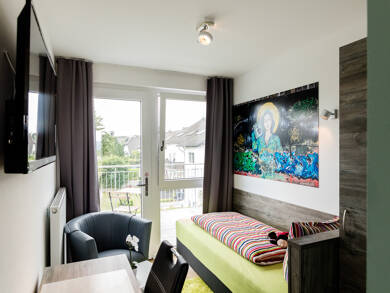 Studio zur Miete Wohnen auf Zeit 760 € 1 Zimmer 21 m² frei ab sofort In den Wiesen 38a Bubenheim Koblenz 56070
