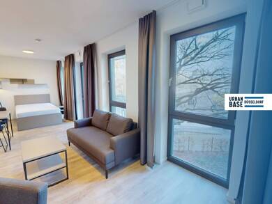 Wohnung zur Miete Wohnen auf Zeit 843 € 1 Zimmer 36,2 m² frei ab 16.08.2025 Himmelgeister Straße 270 Bilk Düsseldorf 40225