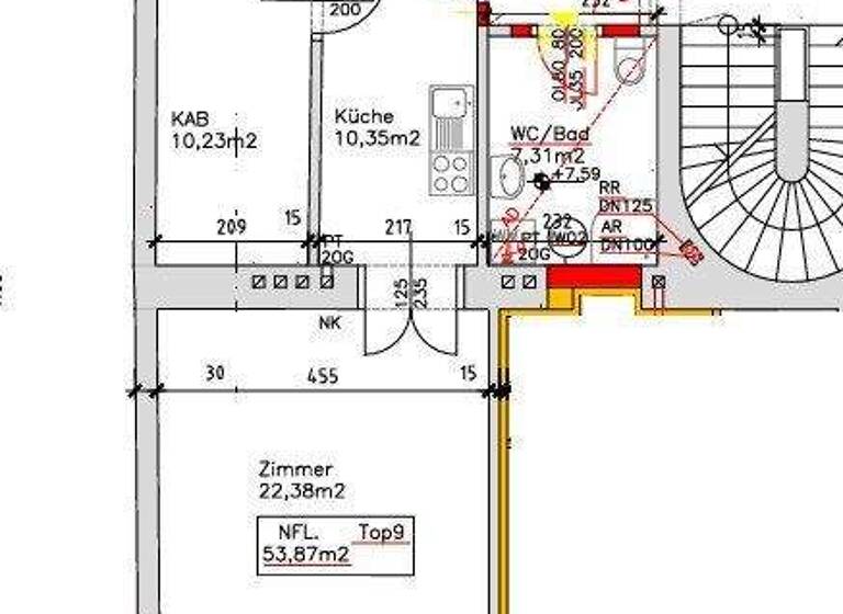 Büro zur Miete 13,90 € 2 Zimmer Wien 1170
