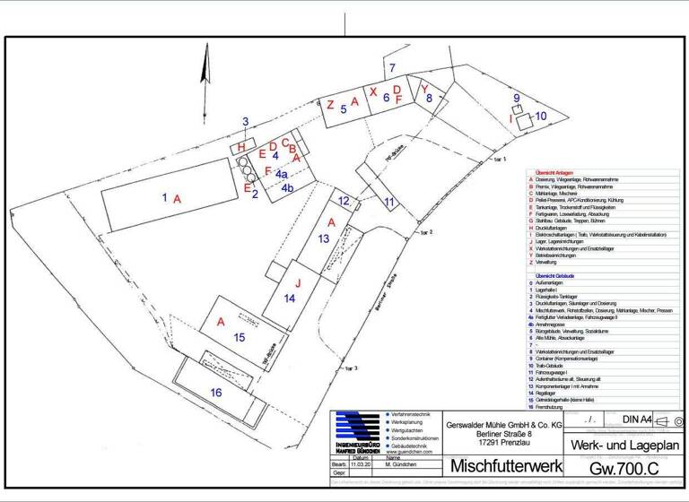 Produktionshalle zum Kauf 490.000 € 2.074 m² Lagerfläche Berliner Straße 8 Prenzlau 17291