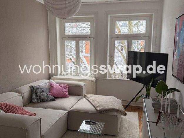 Studio zur Miete Tauschwohnung 610 € 2 Zimmer 43 m² 4. Geschoss Winterhude Hamburg 22301