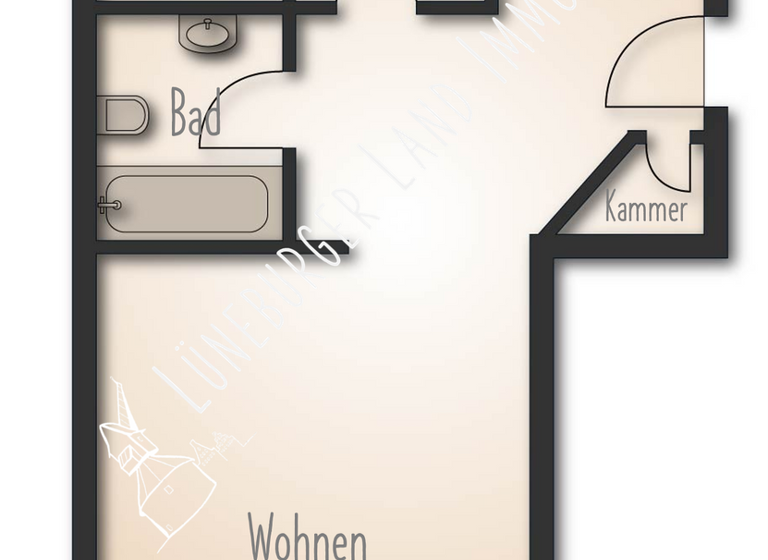 Wohnung zum Kauf 225.000 € 2 Zimmer 64,5 m² 2. Geschoss Rettmer Lüneburg 21335