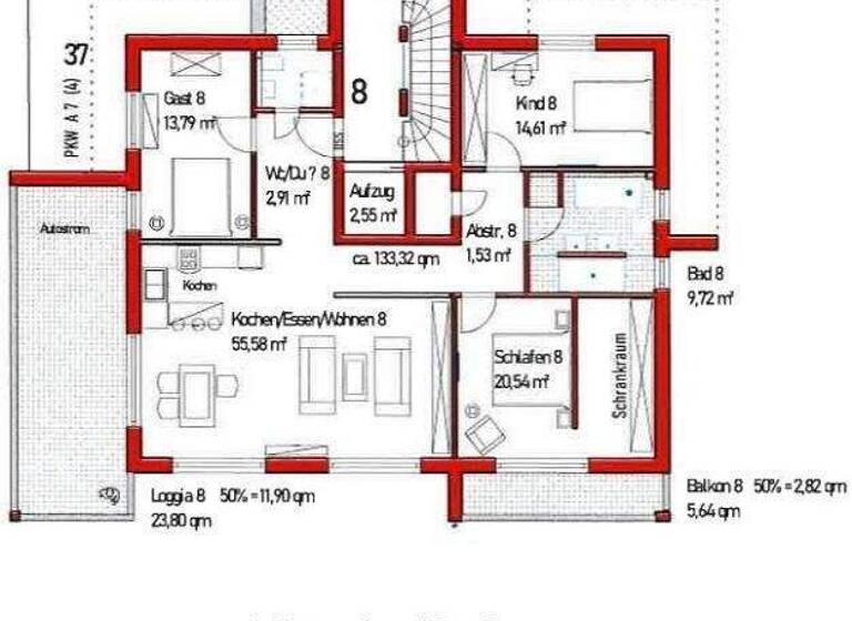 Wohnung zum Kauf provisionsfrei 799.800 € 4 Zimmer 133,3 m² 1. Geschoss frei ab sofort Mingolsheim Bad Schönborn 76669