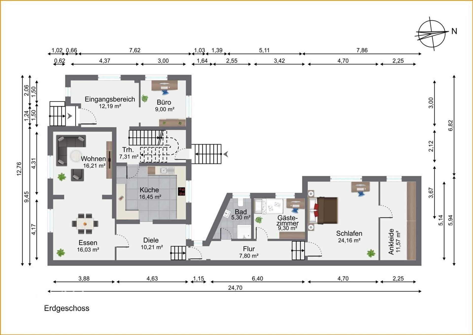 Büro-/Praxisfläche zum Kauf provisionsfrei 9 Zimmer 269,3 m²<br/>Bürofläche Dr.-Wilhelm-Roelen-Straße 385 Aldenrade Duisburg 47179